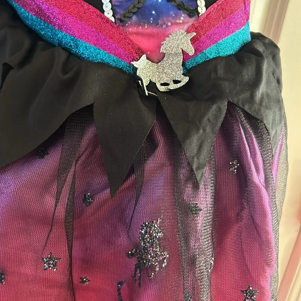 UNICORN Witch costume dress Toddler girl sz 6/6X